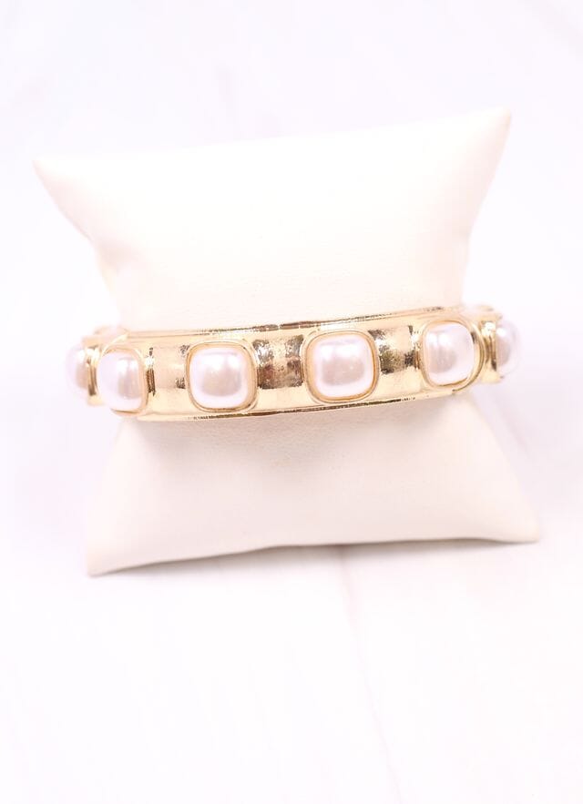 Mirren Bracelet with Pearls GOLD - Caroline Hill