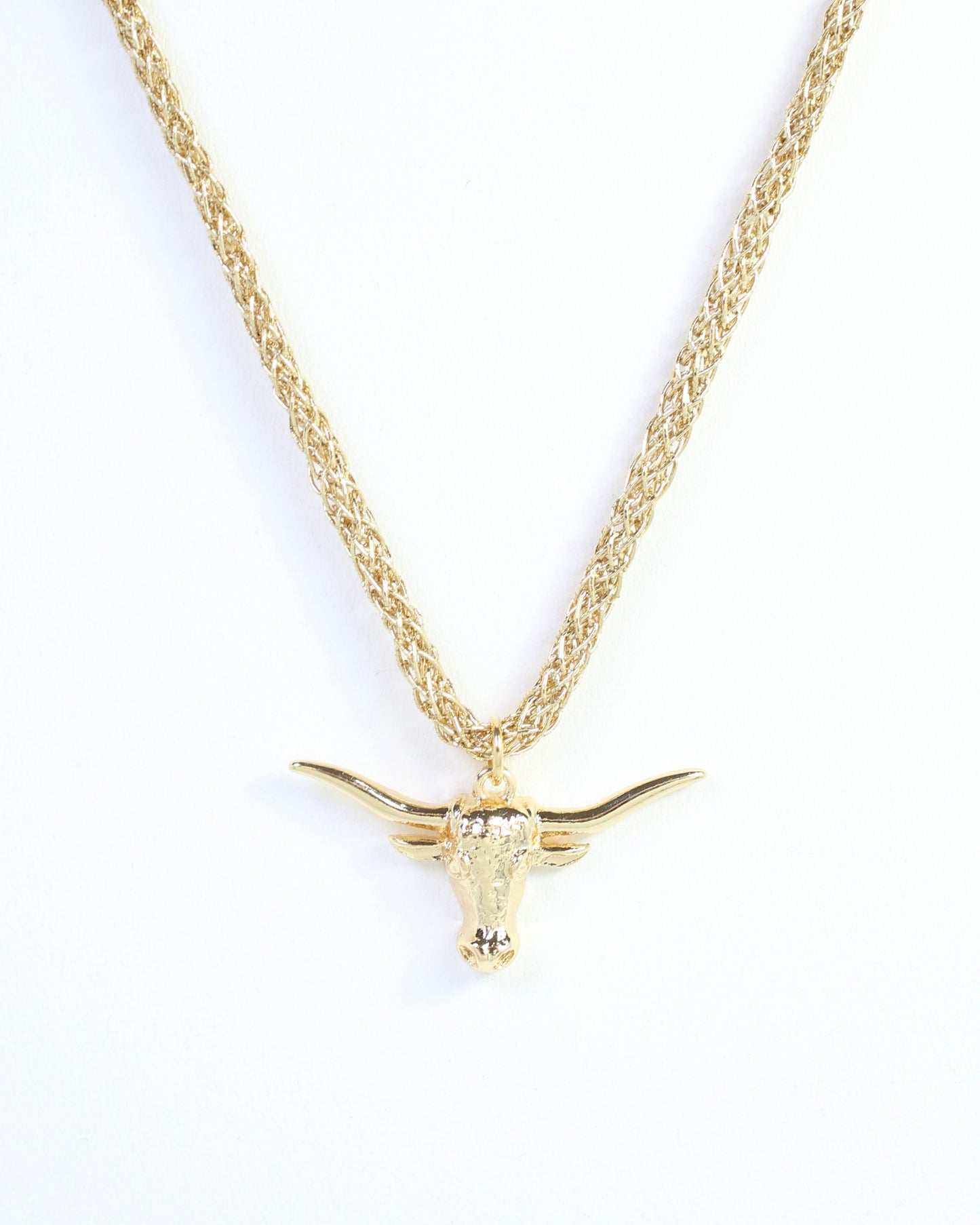 Corie Cord Necklace Bull Gold