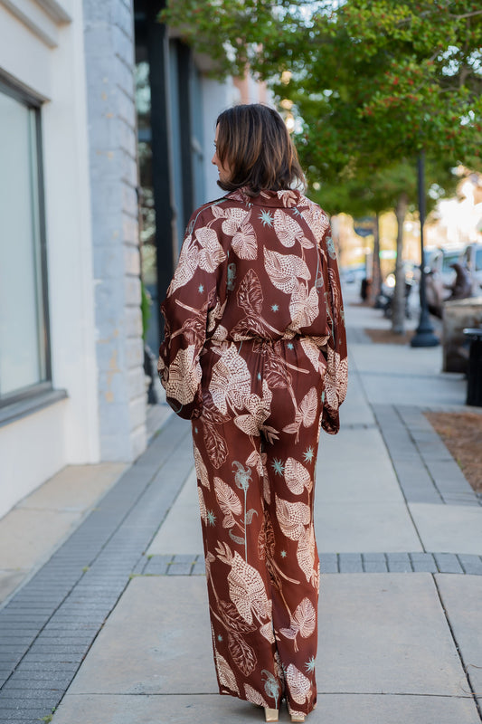 Mallorca Tropical Print Pants