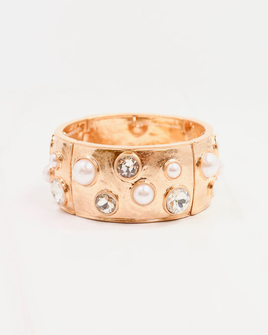 Julietta Stretch Bracelet Pearl
