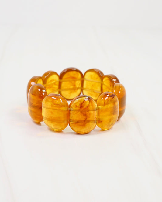 Berlin Oval Stetch Bracelet Tortoise