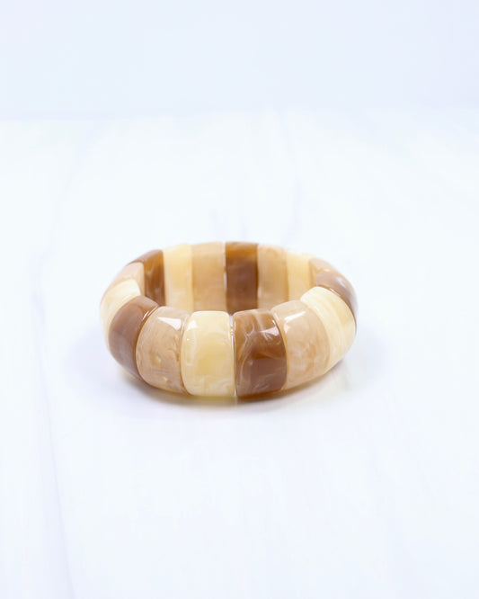 Winona Contoured Stretch Bracelet Natural