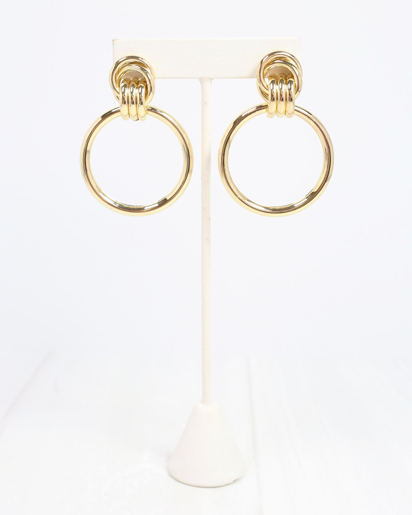 Freddie Drop Earring Gold