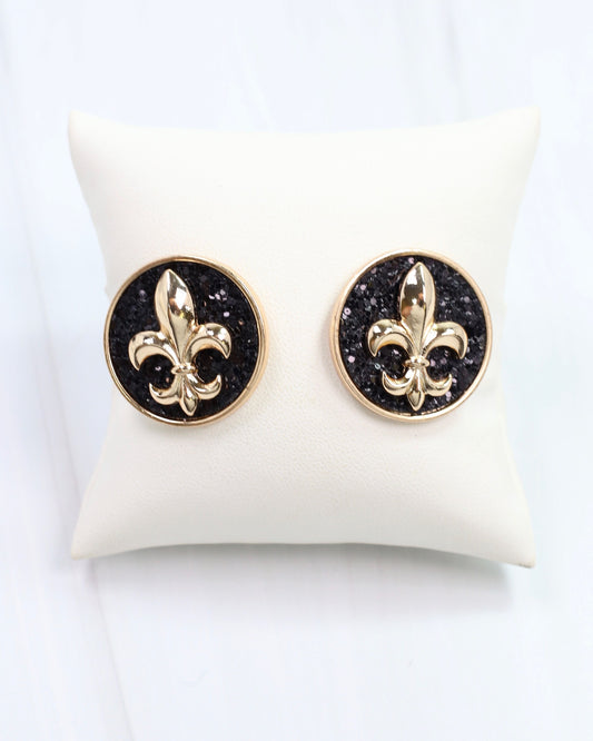Fleur de Lis Earring Gold