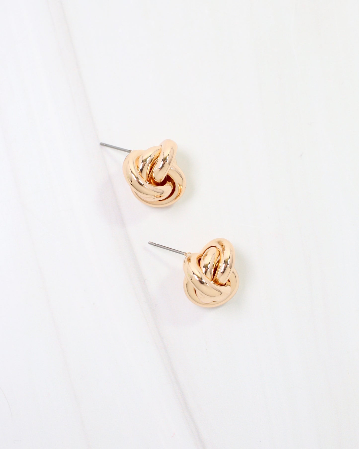 Arbor Knot Stud Earring Gold