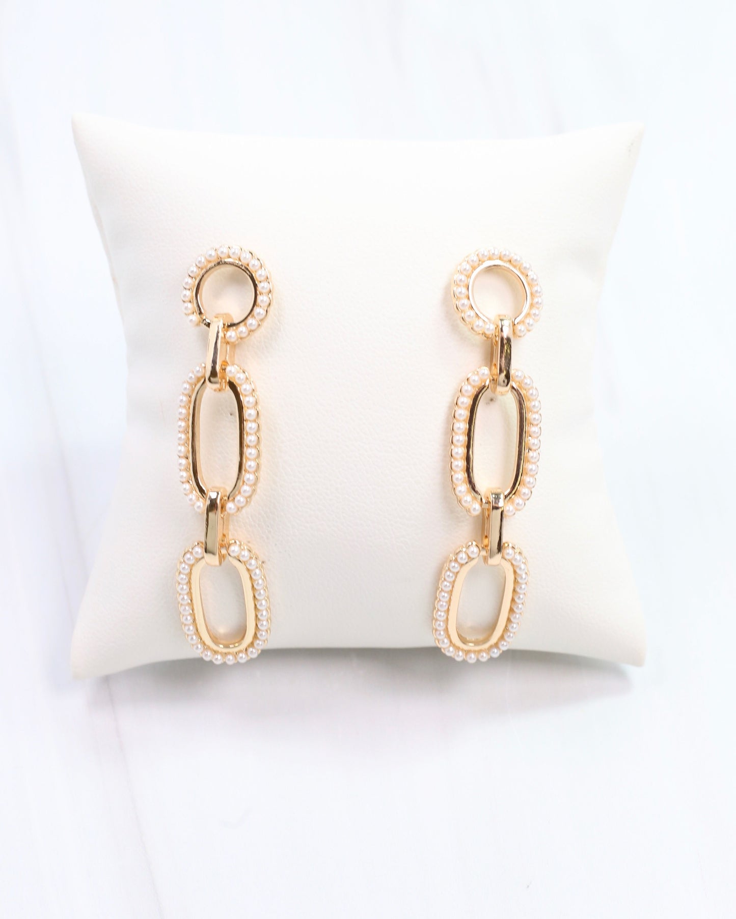 Lettie Link Post Earring Pearl