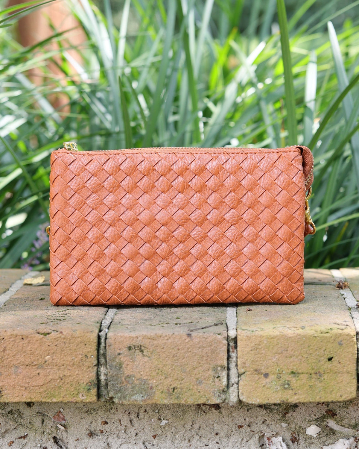 Liz Crossbody Bag Woven Saddle