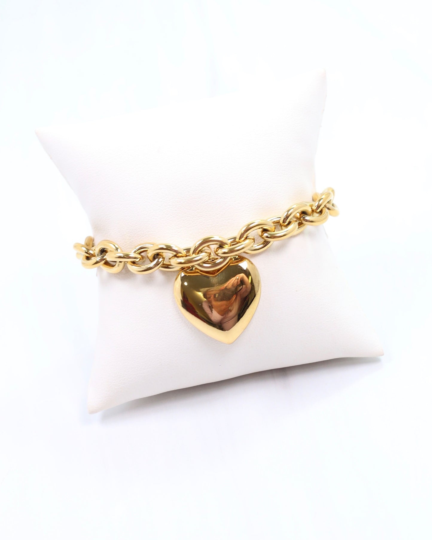 Hartley Heart Charm Bracelet Gold