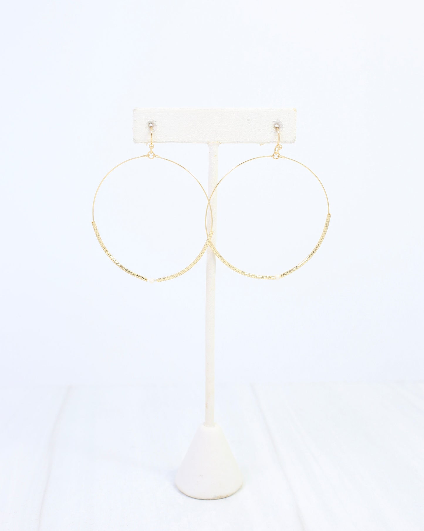 Mariel Circle Hoop Earring WR Gold