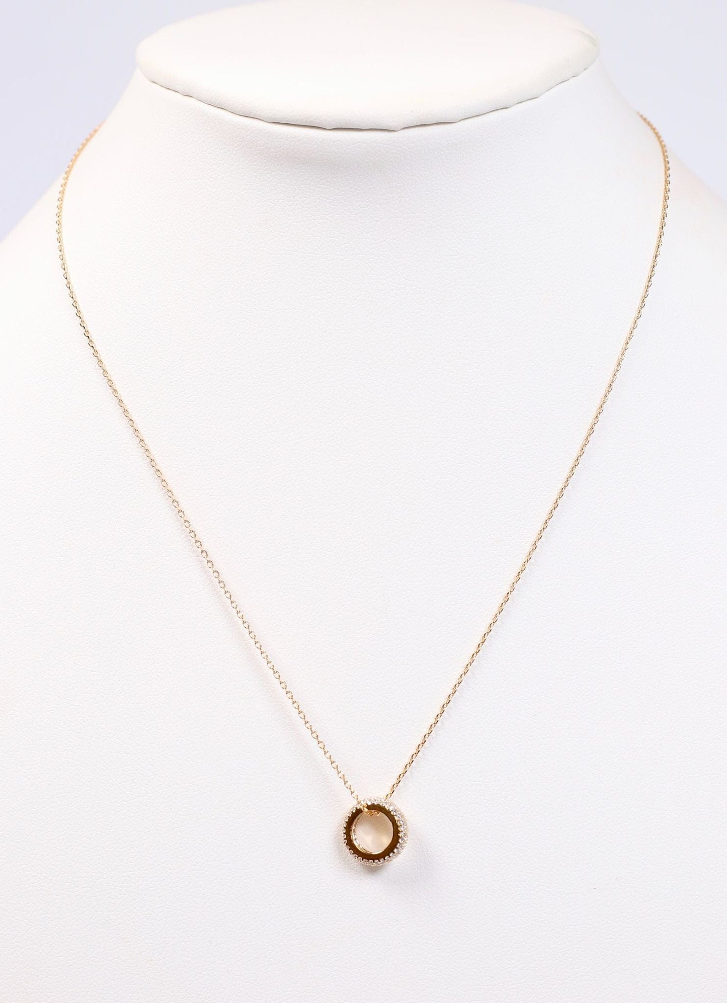 Small Joys CZ Necklace GOLD - Caroline Hill