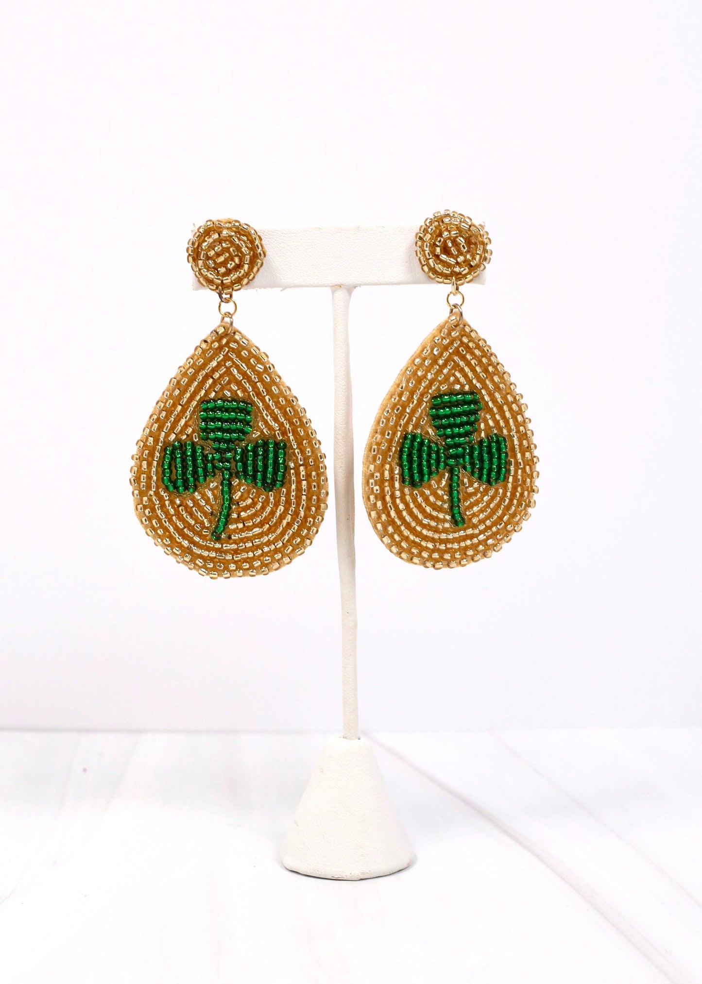 Shamrock Drop Earring GOLD