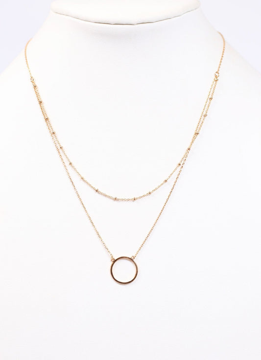 Sweet Moment Layered Necklace GOLD - Caroline Hill