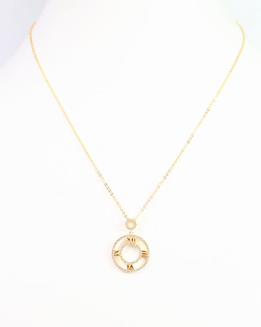 Tales of Time Charm Necklace Gold