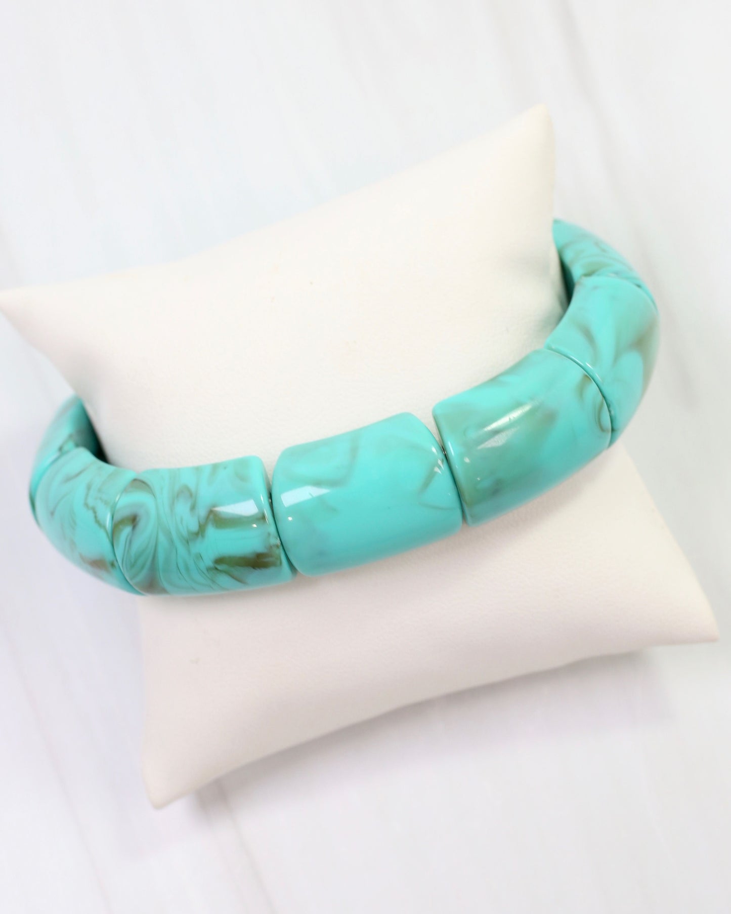 Elwood Stretch Bracelet Turquoise