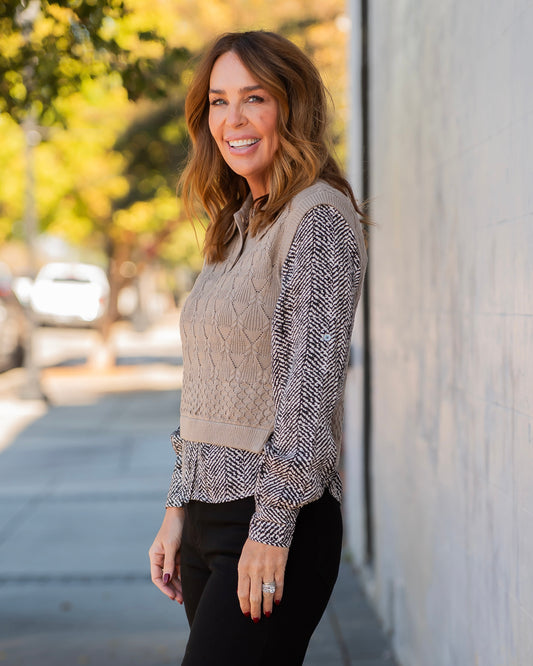 LouAnn Mixed Sweater