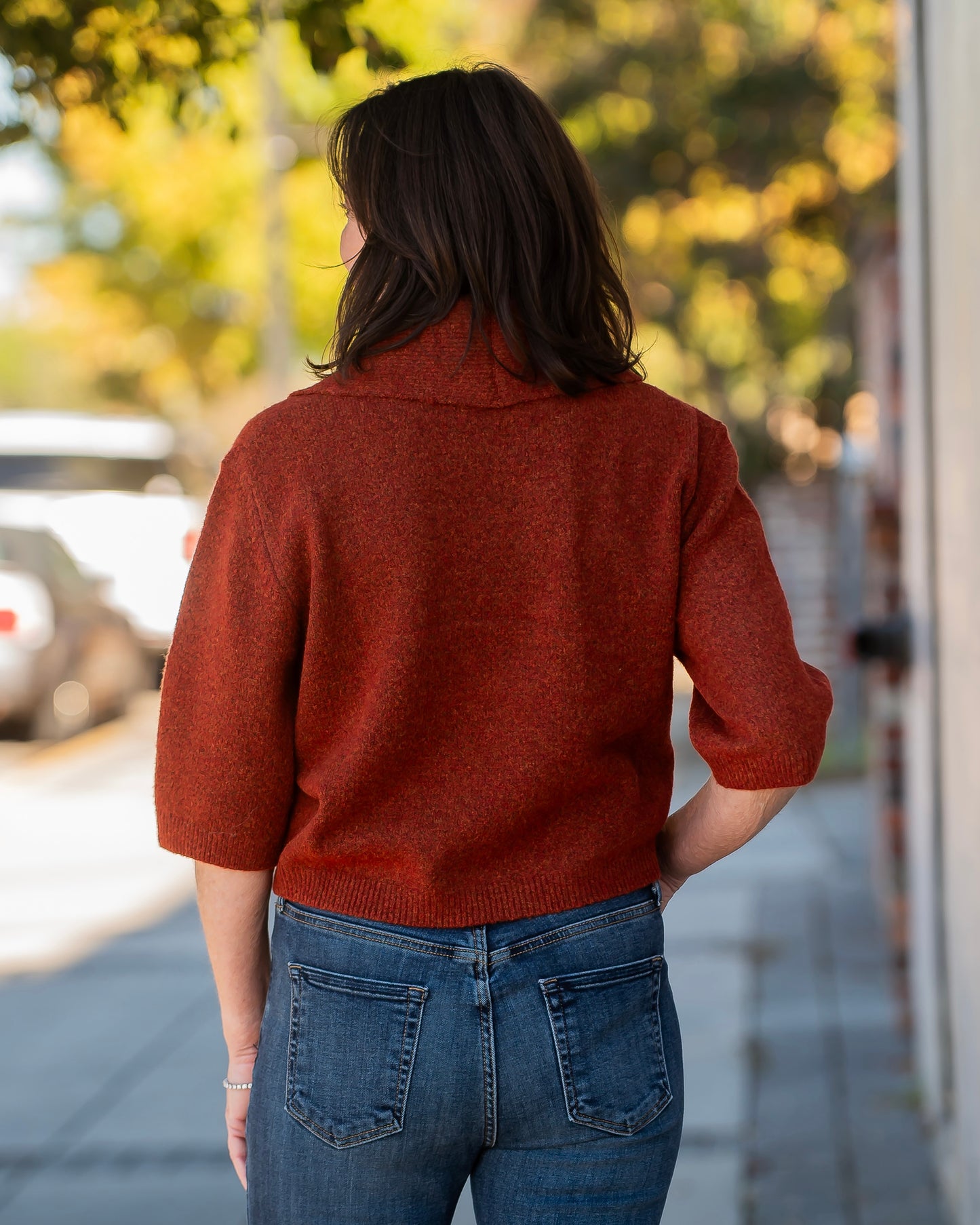 Cordelia Collared Knit Top
