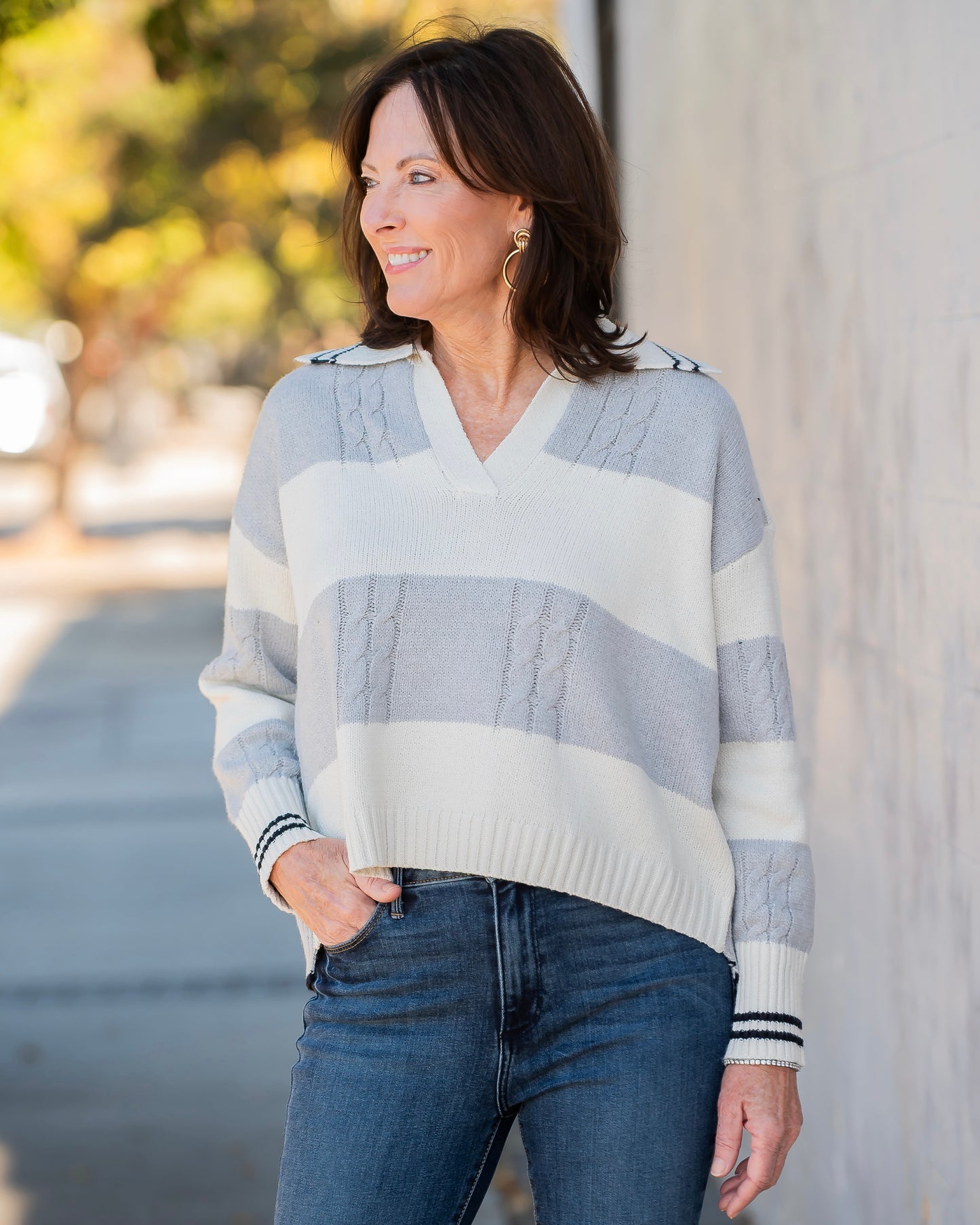 Bowman Striped Sweater