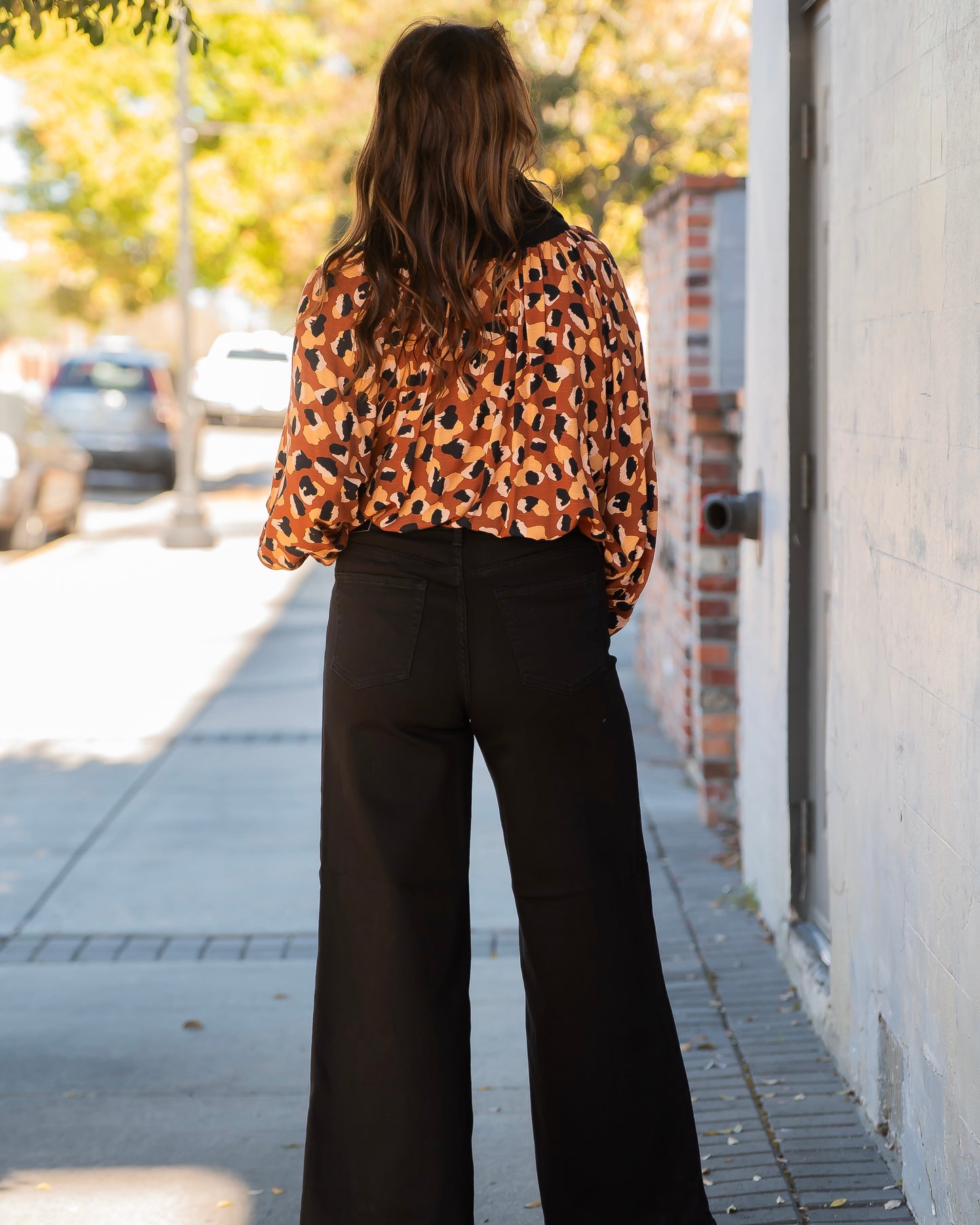 Just Black Palazzo High Rise-Black