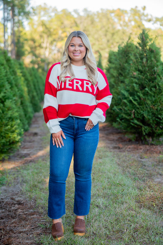 Adrian Merry Striped Sweater