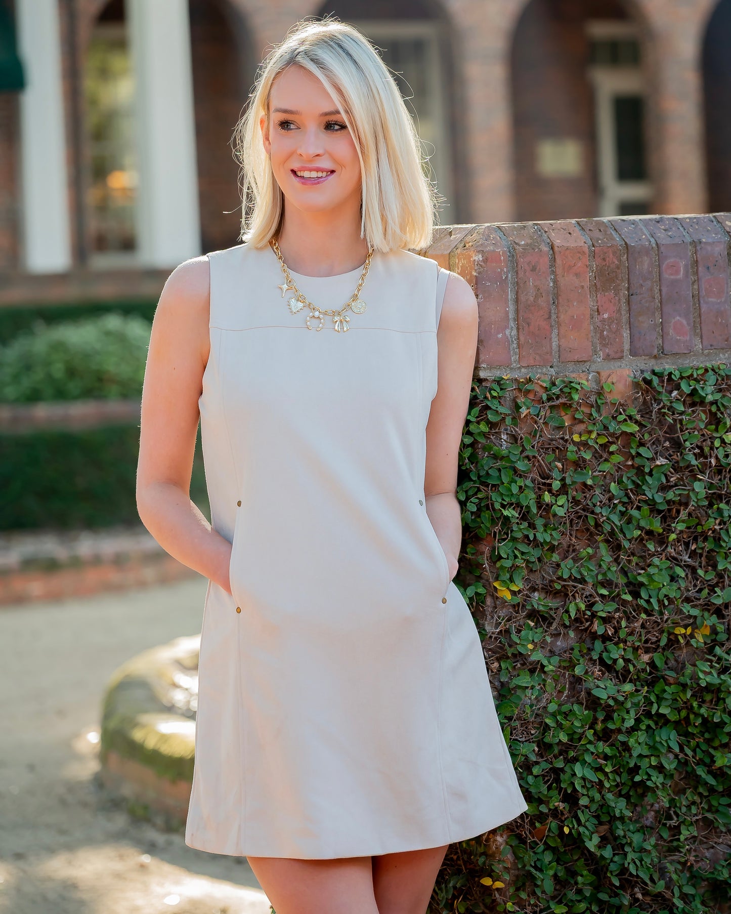 Steamboat Faux Suede Dress