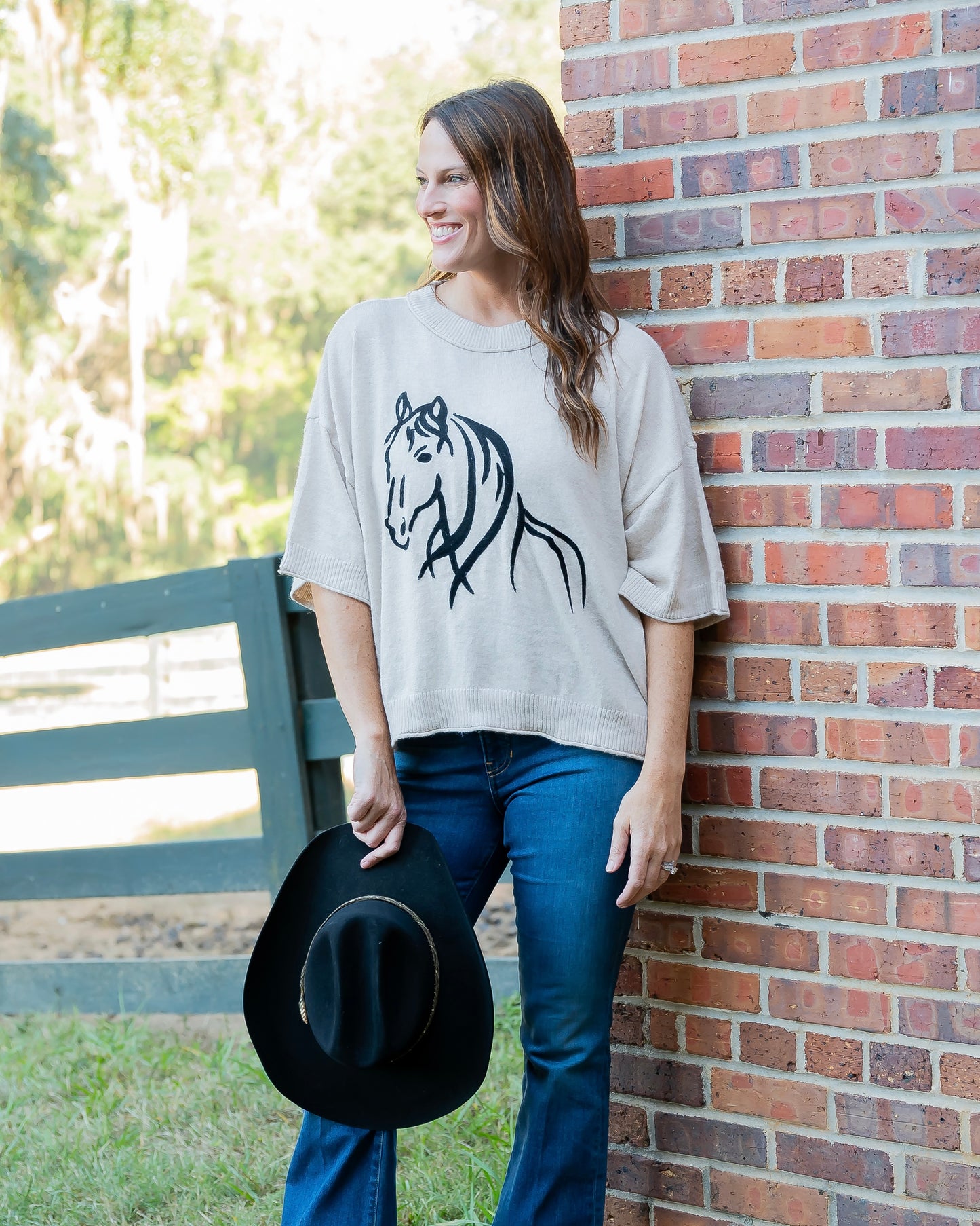 Huntington Horse Sweater
