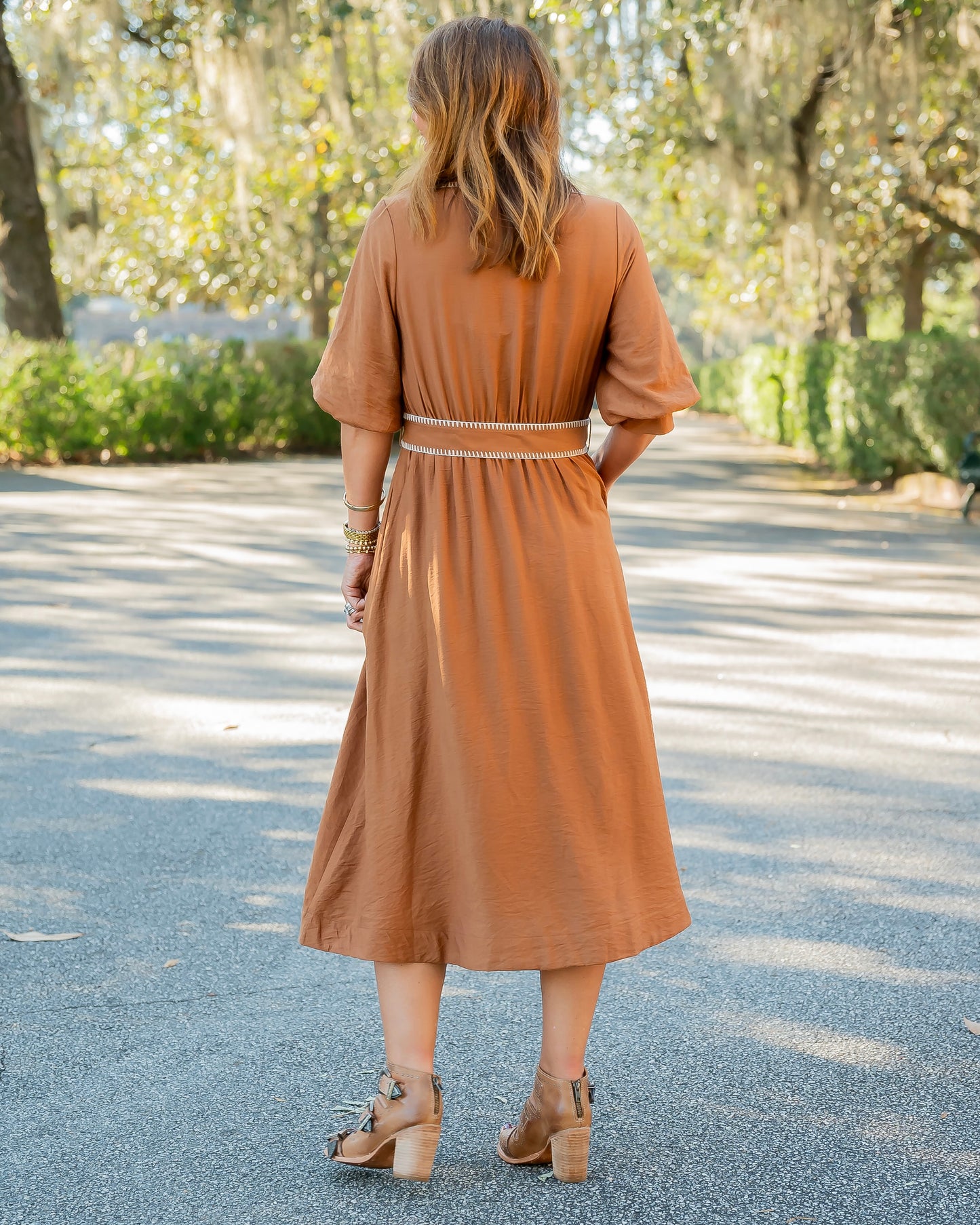 Meeker Puff Sleeve Dress