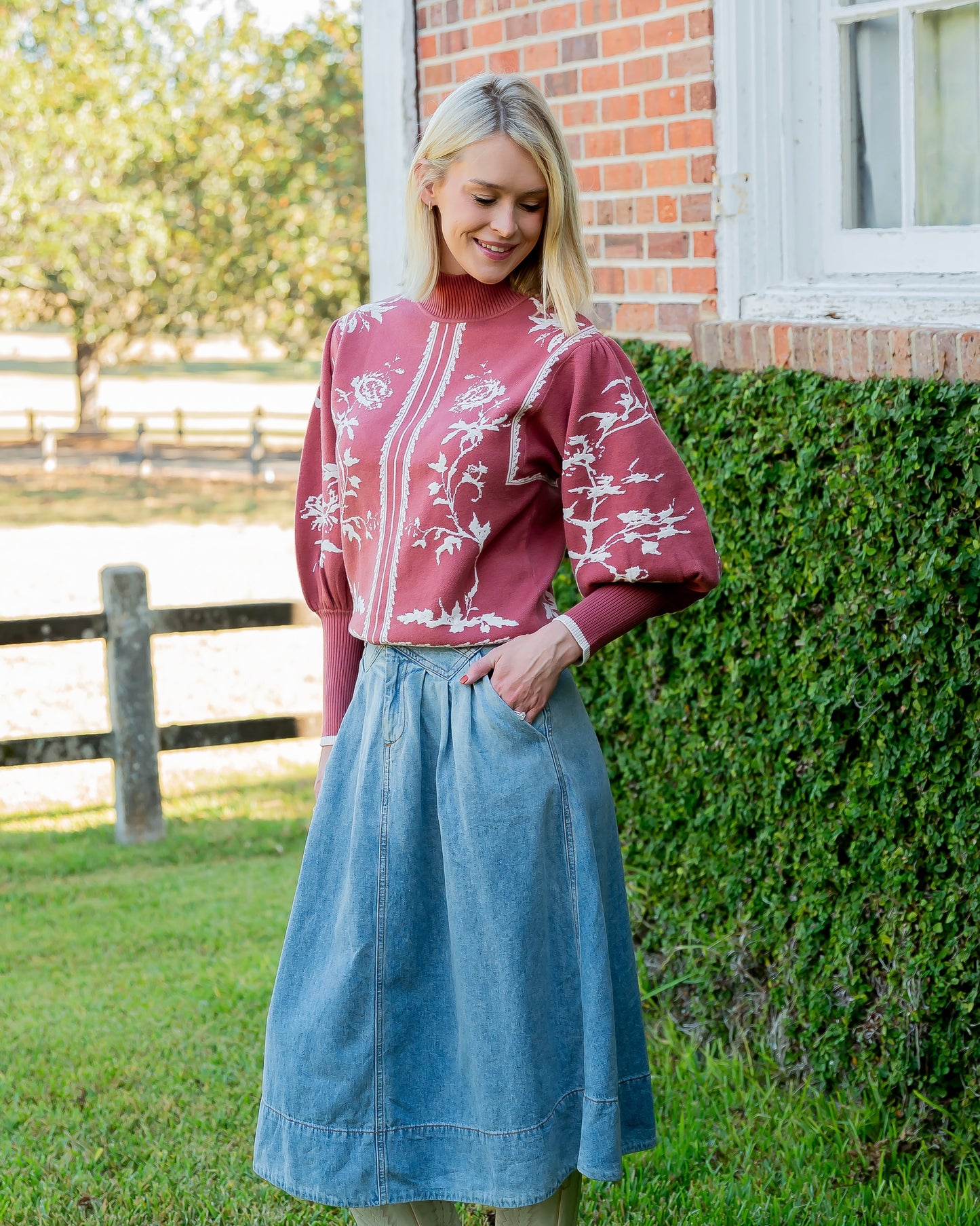 Robby Mock Neck Sweater