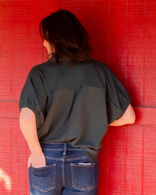 Joanie Soft Knit Top - Green