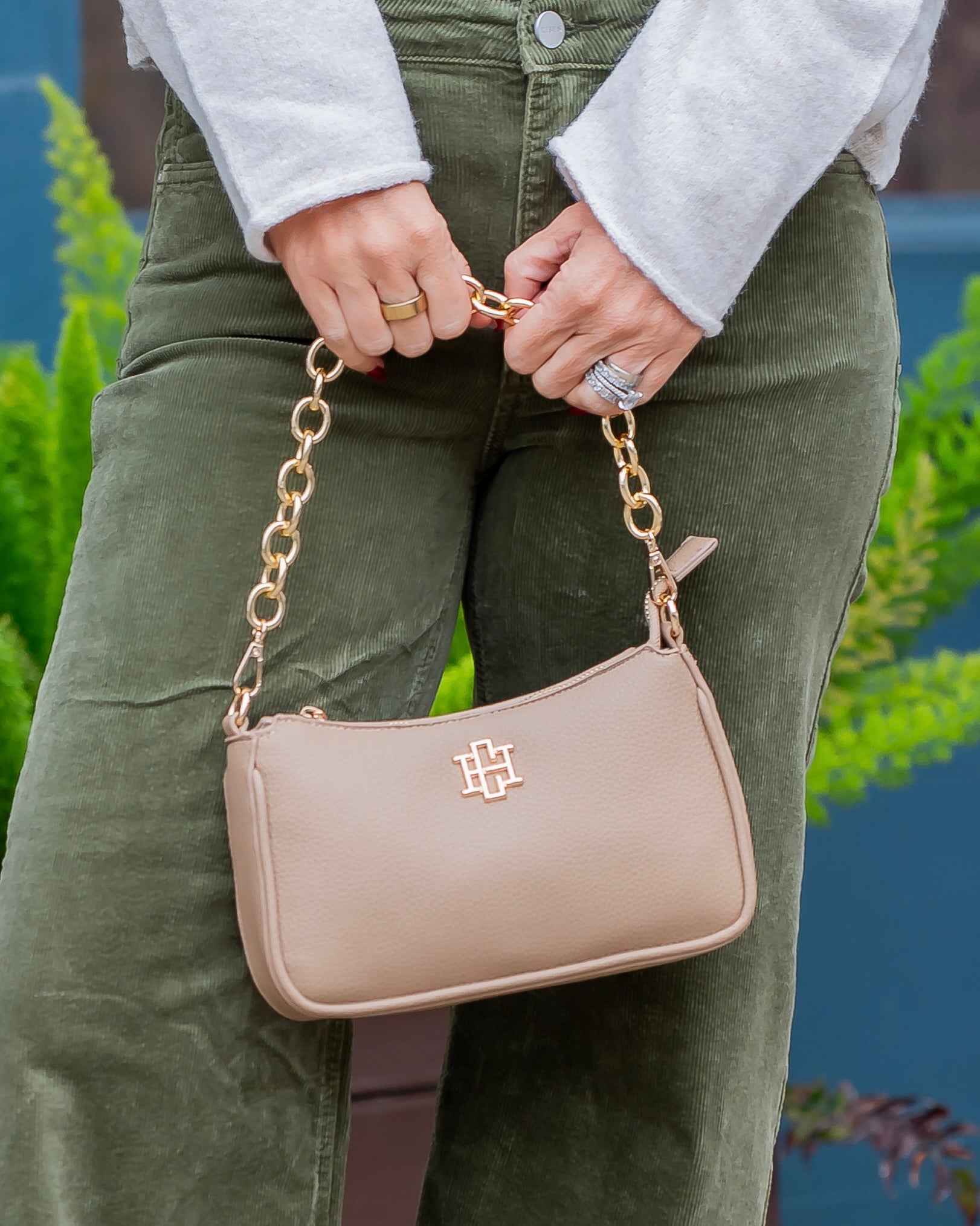 Joan Crossbody Taupe – Caroline Hill