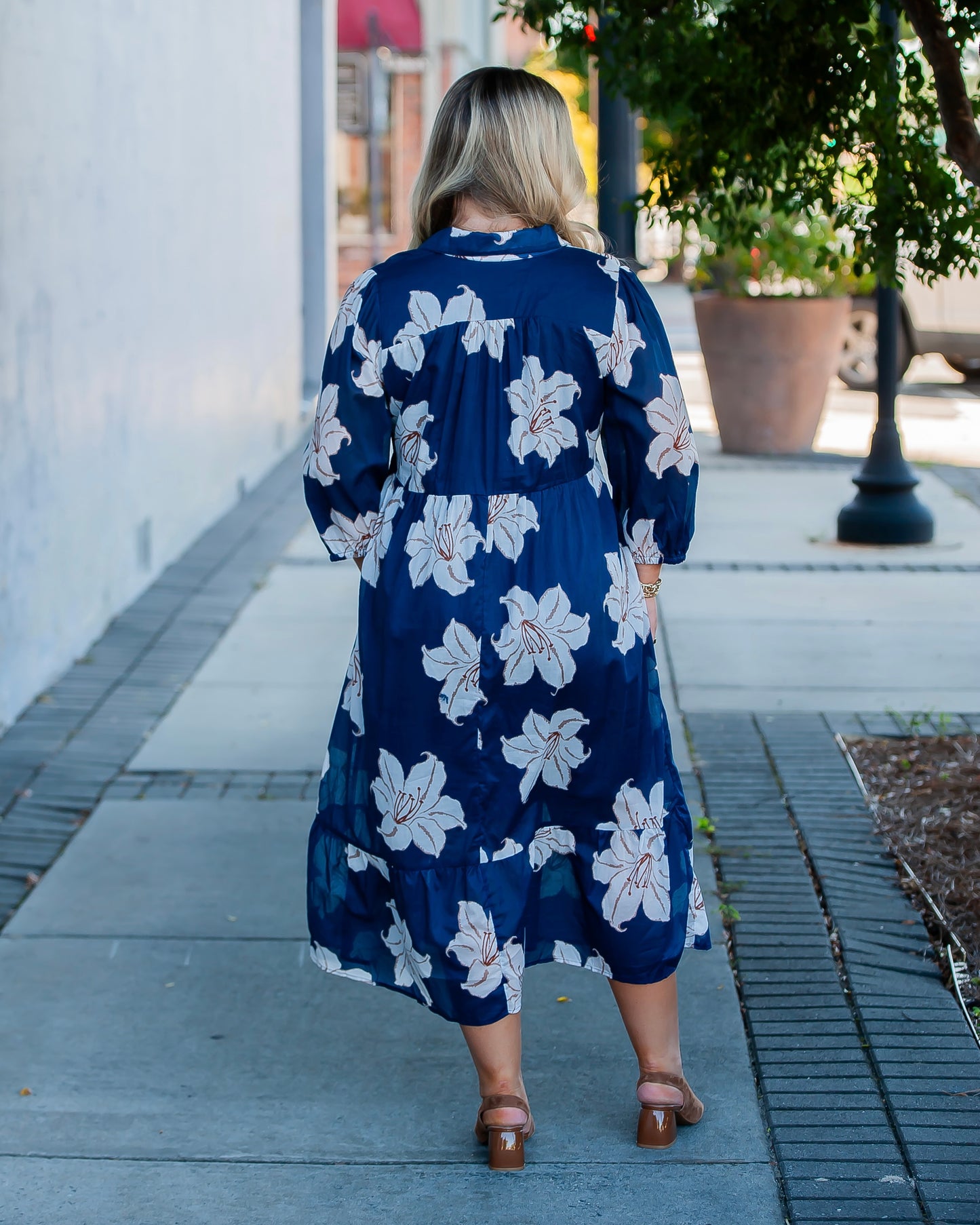 Lydia Floral Tiered Midi