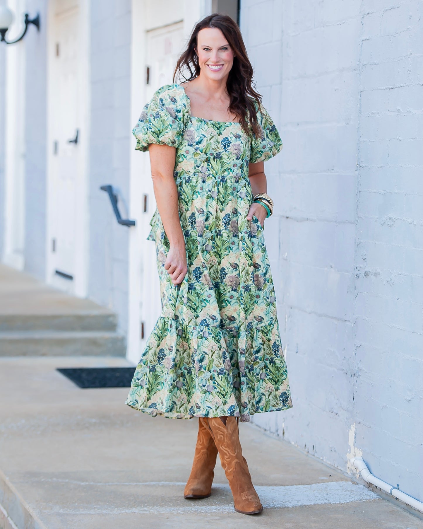 Richmond Floral Print Midi Dress
