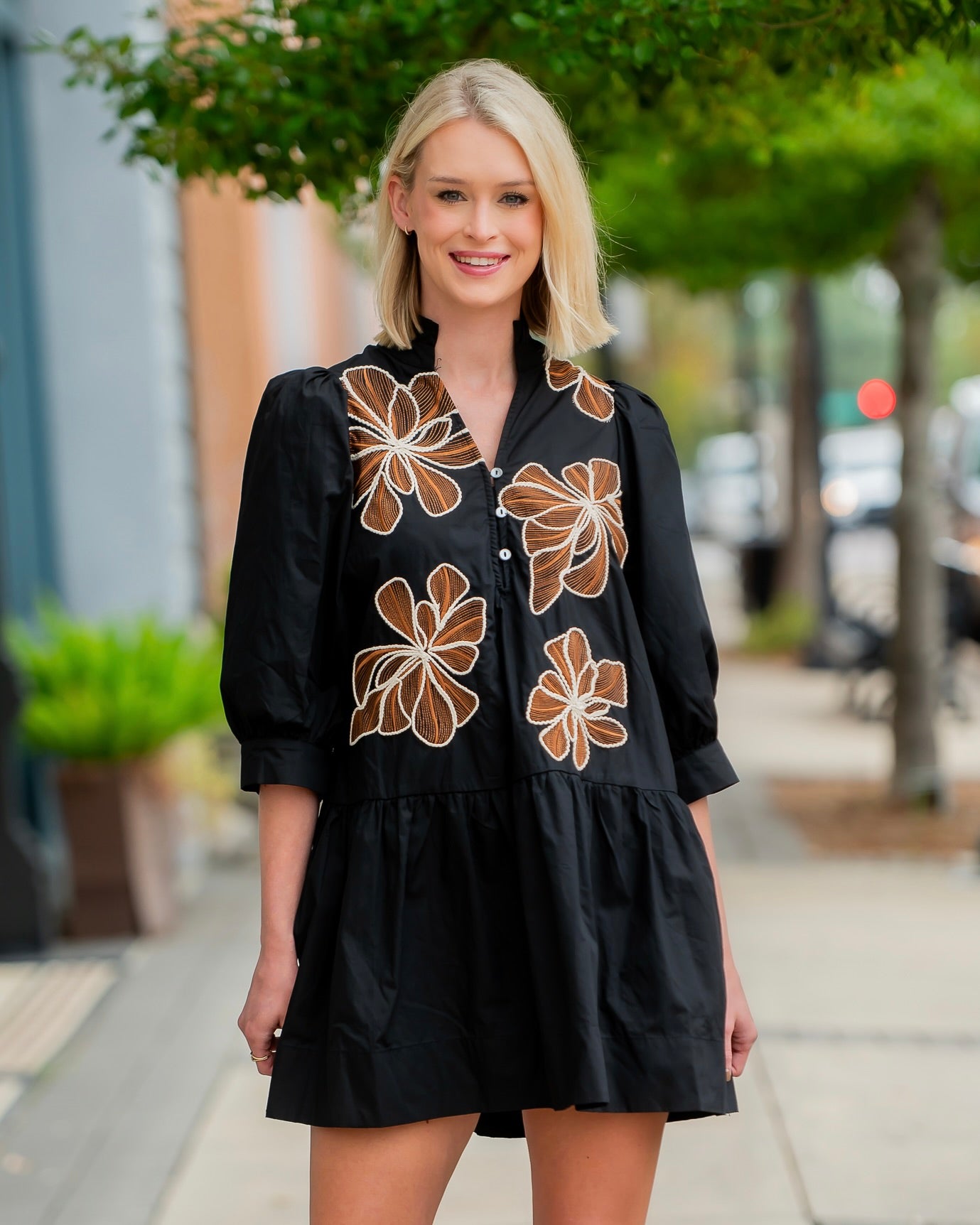 Everly Embroidered Dress