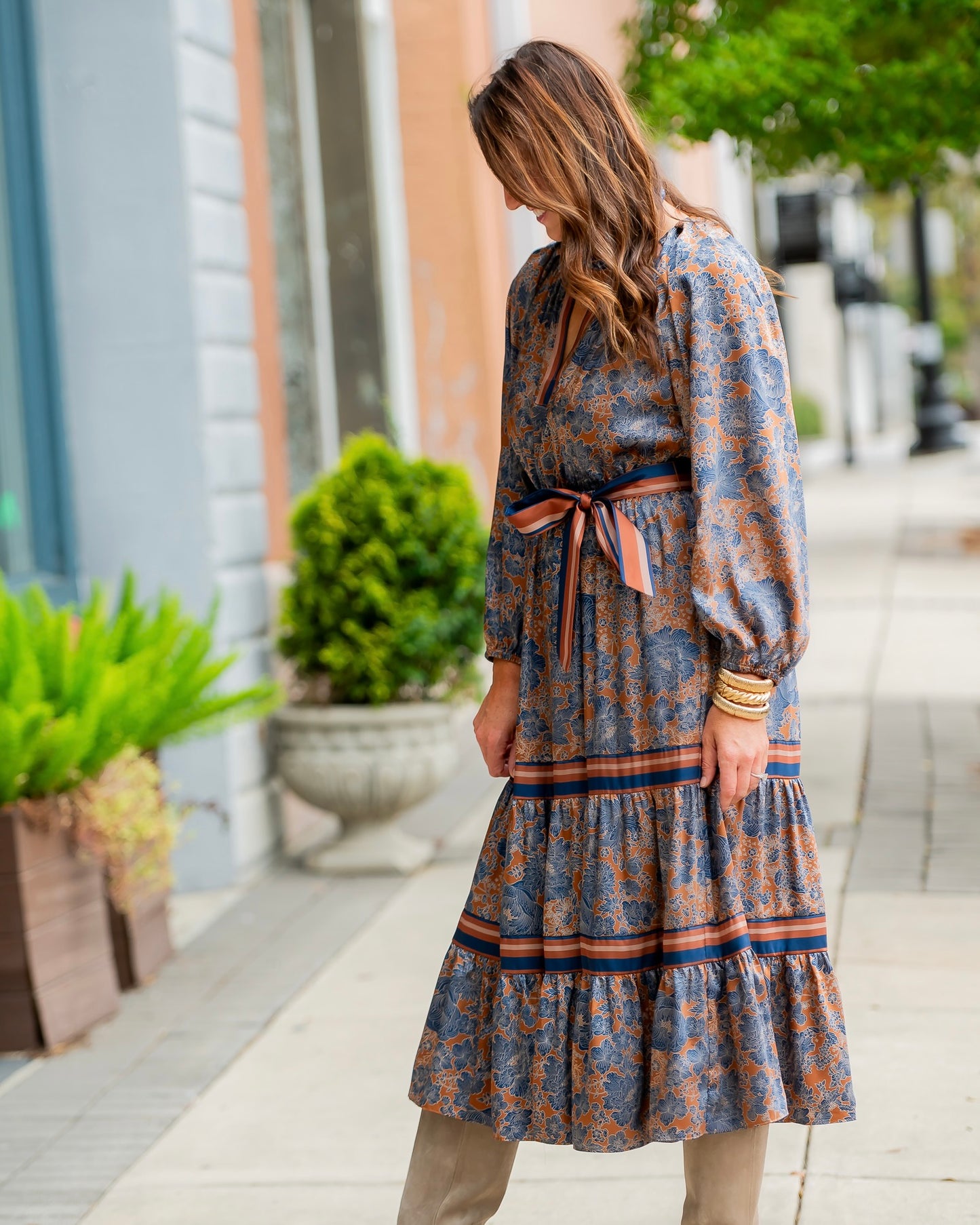 Clarkston Floral Print Dress