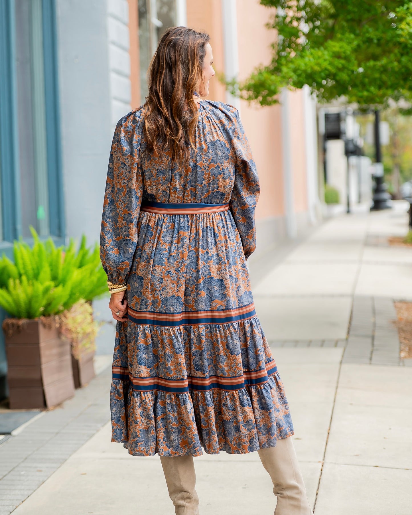 Clarkston Floral Print Dress
