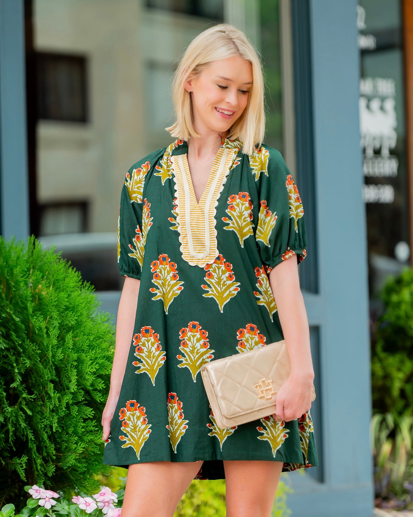 Palisades Park Floral Print Dress
