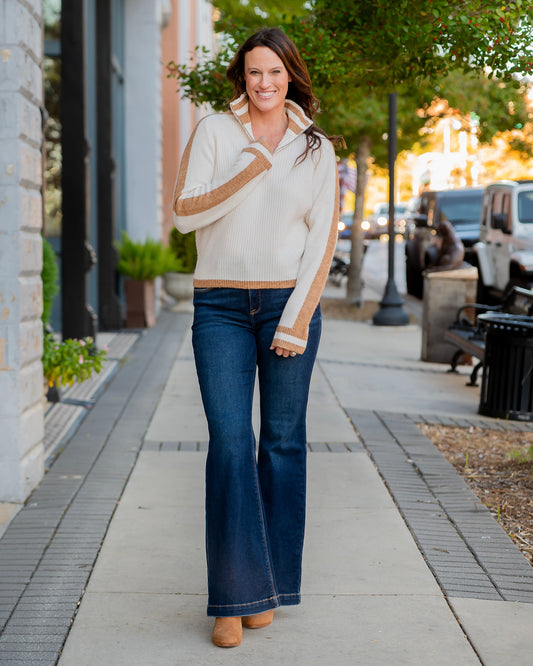 Meriden Mid Rise Flare Jeans