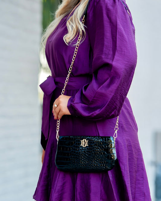 Livi Crossbody Black Patent EC