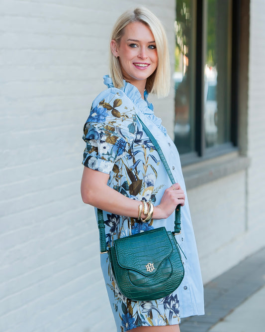 Sasha Crossbody Hunter Green EC