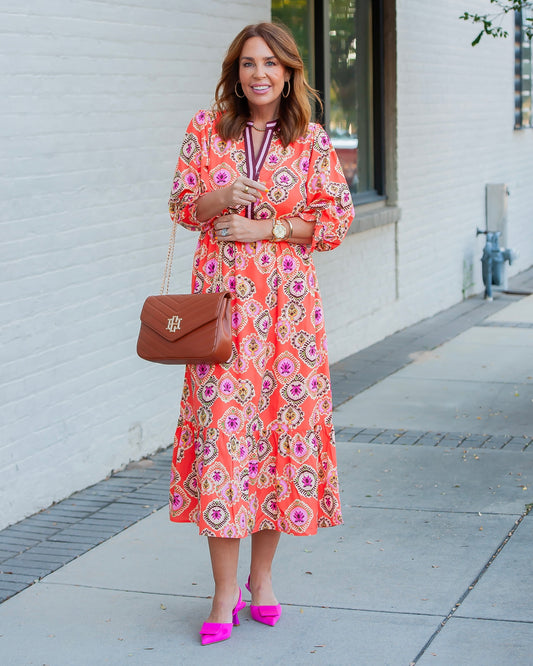 Ashton Printed Maxi Dress