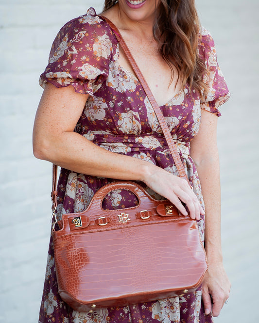 Savannah Handbag Saddle EC