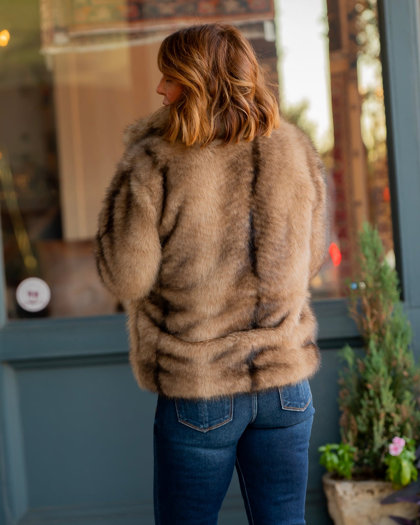 Winters Warmth Faux Fur Coat