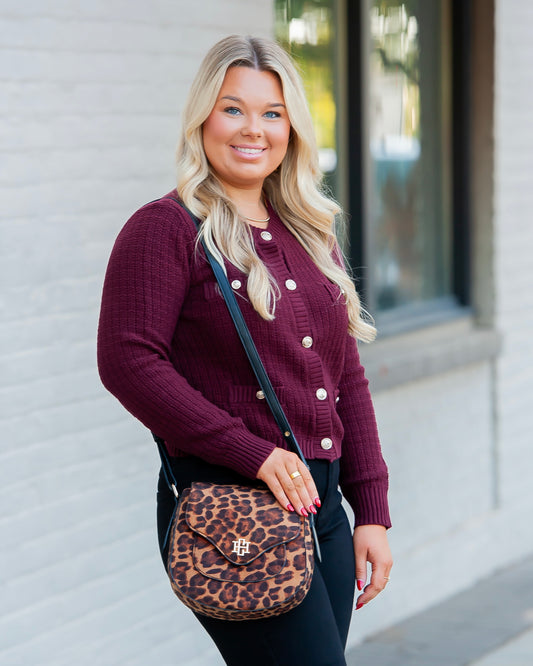 Sasha Crossbody Spotted Saddle