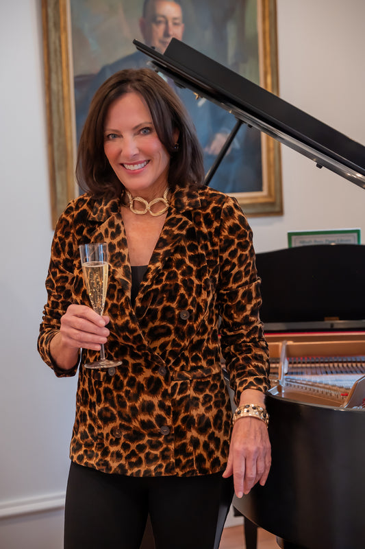 Brooklyn Animal Print Blazer