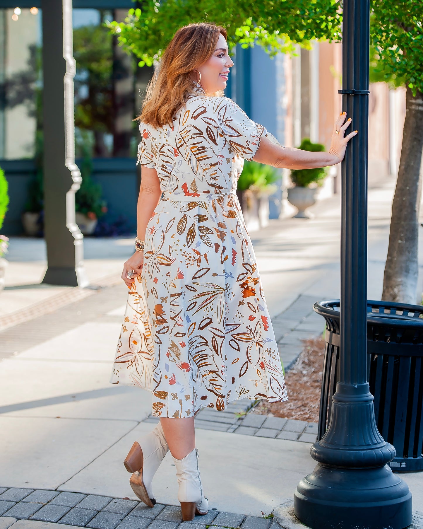 Ranier Olive Grove Shirt Dress