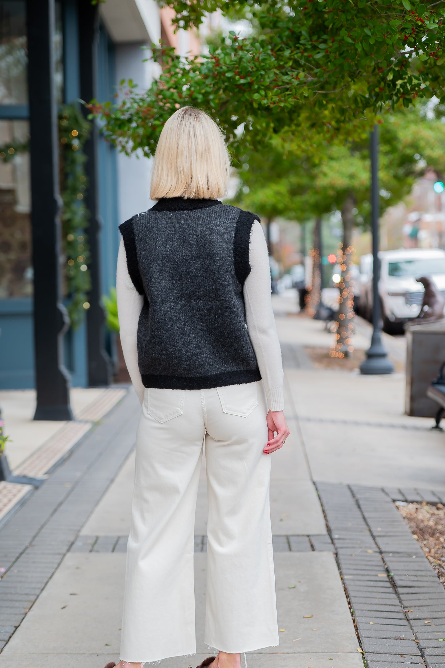 Dakota Floral Sweater Vest