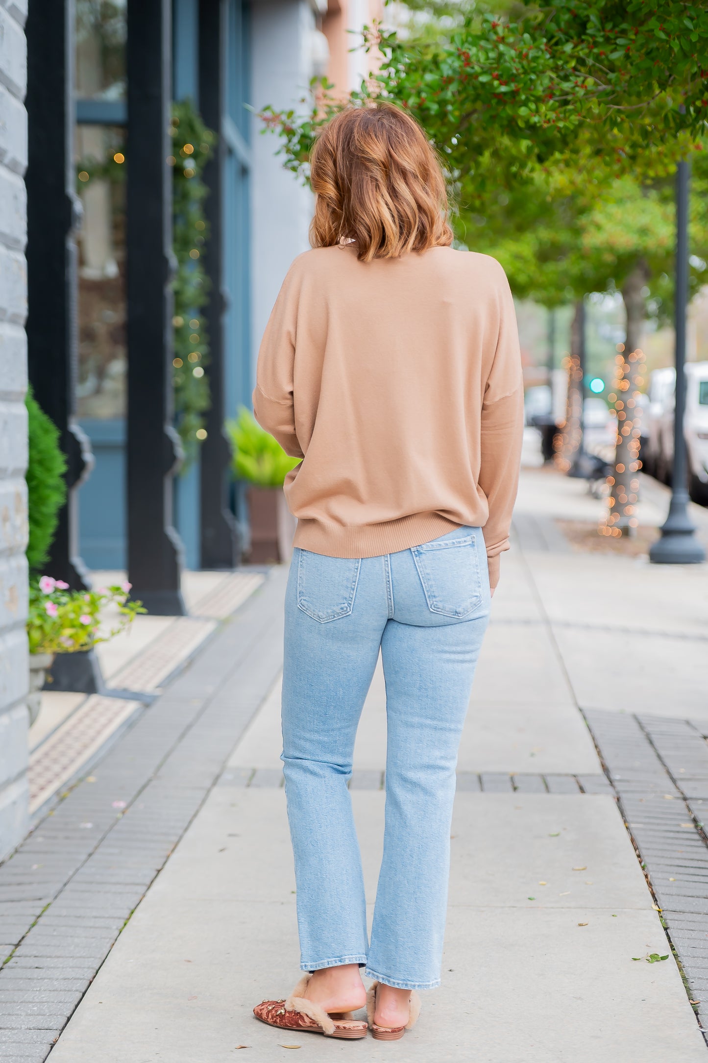 Berkley Lightweight Sweater- Taupe