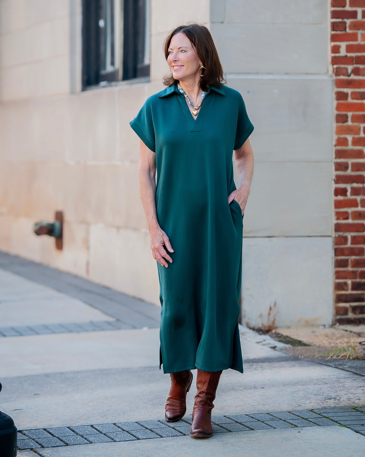 Moreland Midi Pullover Dress
