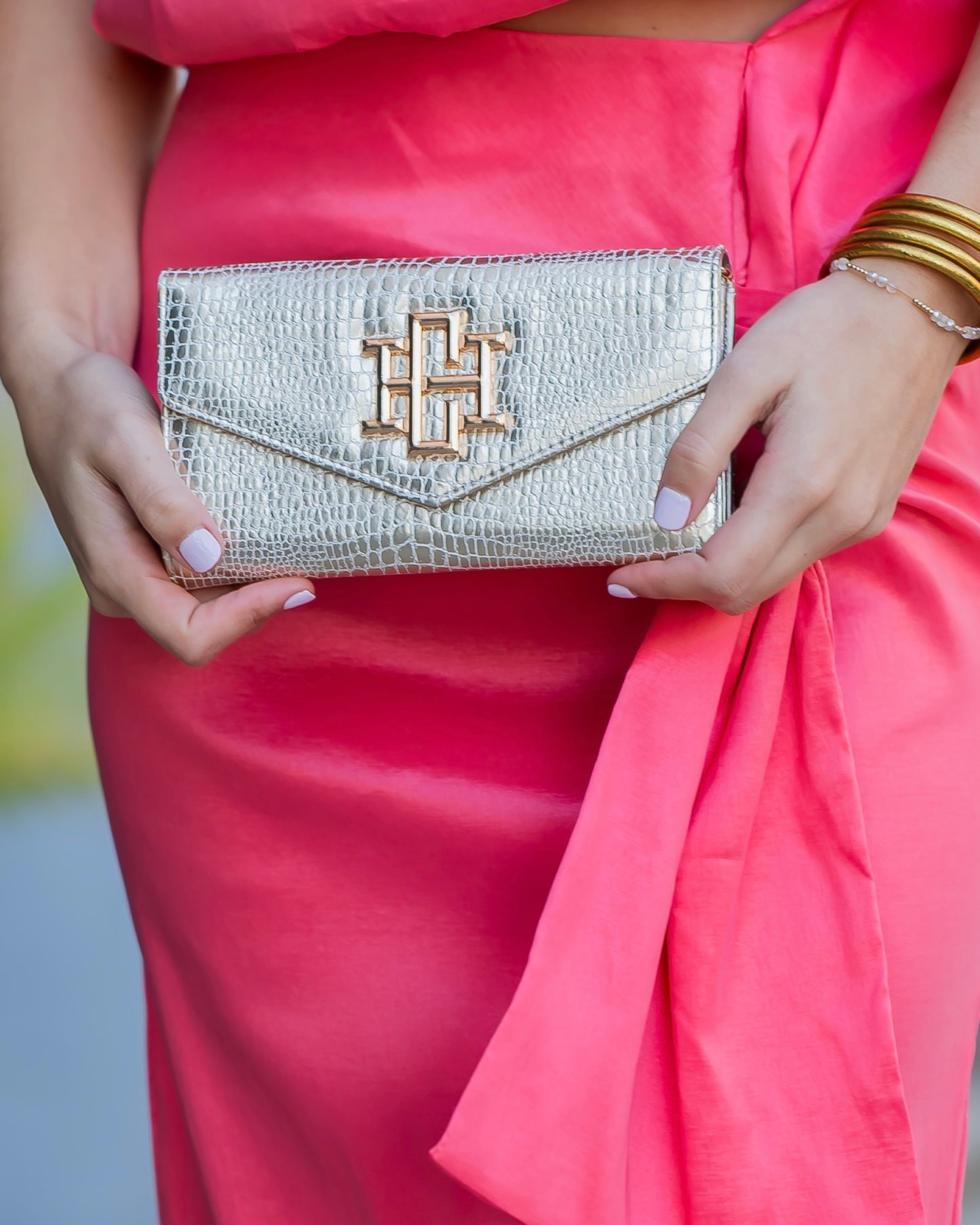 Carlington Clutch/Crossbody Gold EC