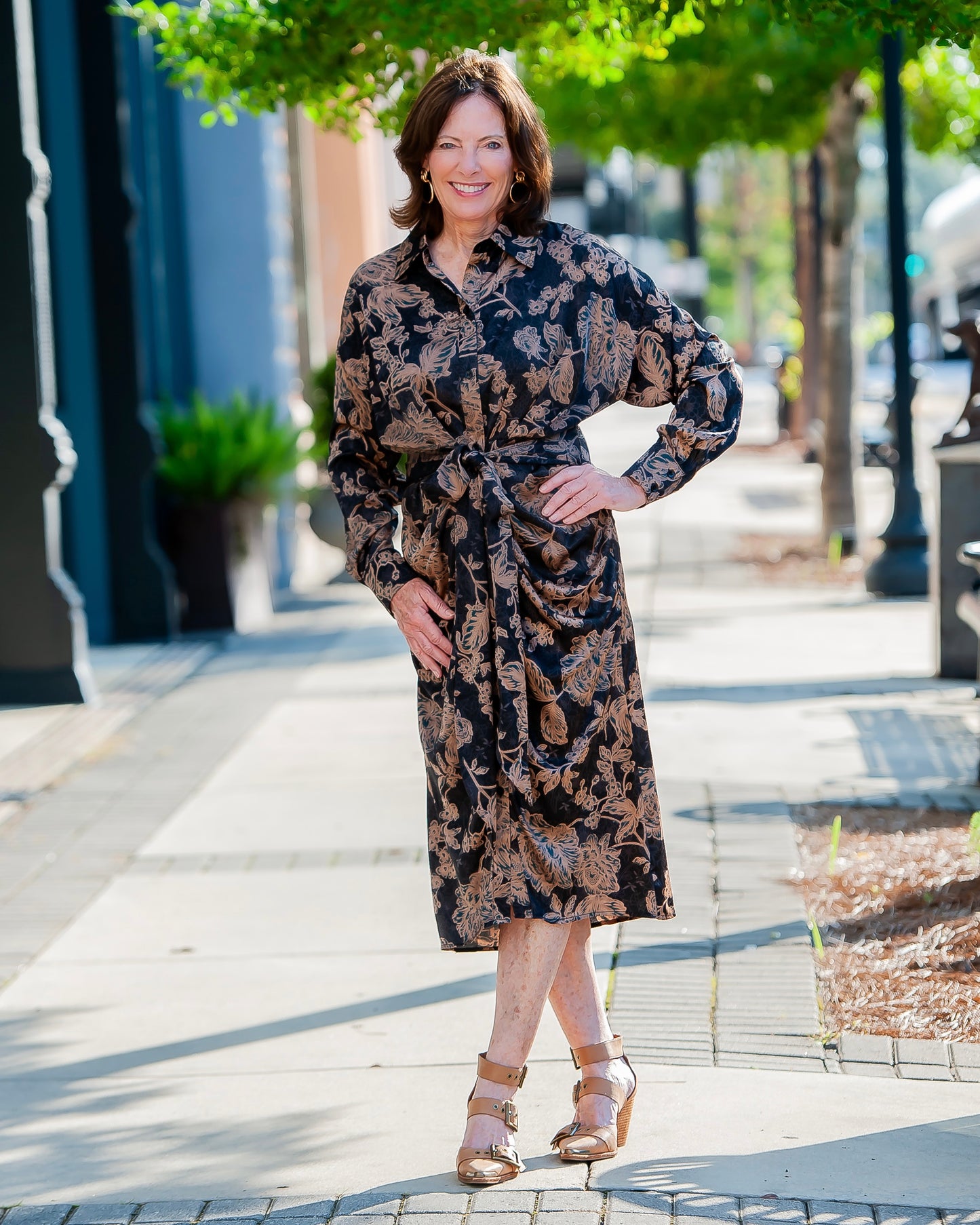 Brockton Tie Front Dress
