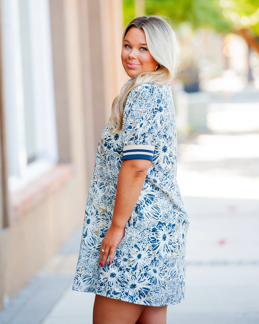 Vera Zip-Up Floral Dress